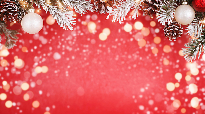 나무 편집이미지 계절 기념일 컬러 컨셉 크리스마스 파일형식 AI콘텐츠 장식 빨간색 백그라운드 나뭇가지 솔방울 흰색 공 분위기 축제 겨울 크리스마스트리 JPG AI컴퓨터그래픽 이미지편집