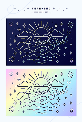 자연요소 컨셉 이벤트 파일형식 벡터 연말 디자인 시작 메시지 백그라운드 장식 예술 선 태양 창의성 컬러 손글씨 세트 기념일 축하 분위기 준비 일러스트 국내일러스트 AI파일