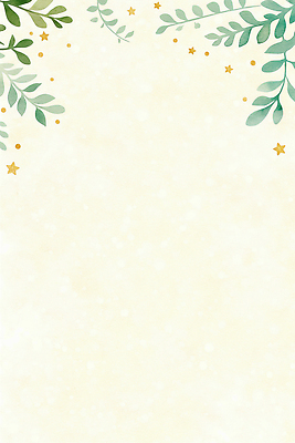 JPG 디자인 별 백그라운드 잎 무늬 패턴 일러스트 나뭇잎 수채화 프레임 따뜻함 밝음 장식 초록색 귀여움 금색 편안함 초대장 부드러움 뷰티풀 카피스페이스 국내일러스트 자연요소 식물 컬러 컨셉 카드_감사 공백 감각 파일형식