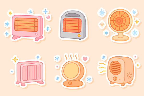 디자인 계절 컬러 생활용품 겨울 일러스트 따뜻함 일상 장식 전자제품 인테리어 기계 선풍기 전기에너지 차가움 편안함 난방기 난방 설정 기능 방안 국내일러스트 AI파일 라이프 가전제품 에너지 감각 오브젝트 난방용품 파일형식 벡터