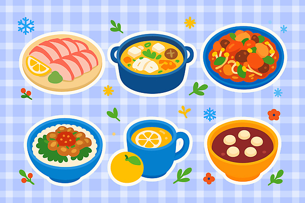 그릇 접시 음료 한식 음식 겨울 채소 과일 일러스트 탁자 반찬 육류 어류 요리 금색 맛 수프 레몬 겨울음식 국물 다과 팥죽 간편조리식품 제철음식 국내일러스트 AI파일 식기 계절 컬러 가구 컨셉 식재료 디저트 수중동물 죽 제철 파일형식 벡터