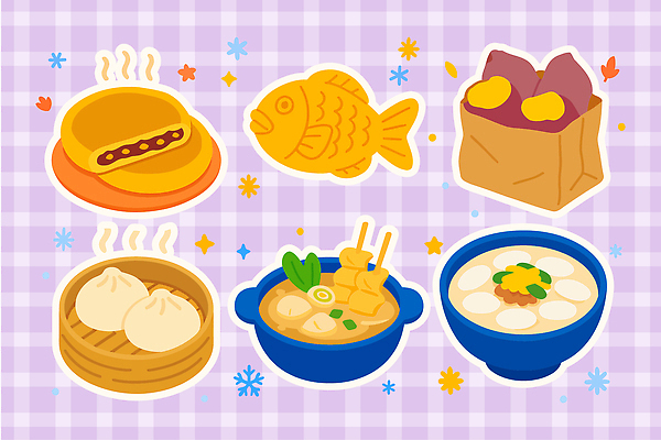 한식 음식 겨울 채소 일러스트 재료 디저트 육류 요리 식사 맛 저녁 겨울음식 만두 떡국 레시피 점심 군고구마 붕어빵 어묵탕 호떡 간편조리식품 제철음식 국내일러스트 AI파일 계절 빵 컨셉 식재료 전통음식 야간 구이 탕 겨울간식 제철 파일형식 벡터