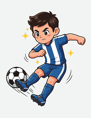 어린이 스포츠 일러스트 축구공 모션 소년 달리기 운동 축구 경쟁 운동장 킥 집중 즐거움 액션 일러캐릭터 AI파일 캐릭터 남자 감정 컨셉 공 축구용품 스포츠시설 건강 사람 구기 공간 파일형식 벡터