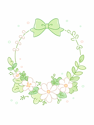 JPG 식물 디자인 꽃 리본 화초 예술 컬러 백그라운드 잎 일러스트 자연 프레임 선물 그래픽 장식 초록색 봄 원형 오브젝트 수공예 벽장식 스타일 국내일러스트 도형 계절 공예 생태계 파일형식