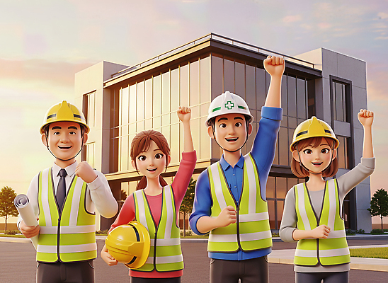 JPG 편집이미지 건축 성공 아침 협력 안전 건물 태양 기쁨 장비 모임 축하 엔지니어 안전모 건축가 오후 건설근로자 편집3D 주간 자연요소 직업 건축물 감정 컨셉 3D 기술자 헬멧 안전장비 파일형식