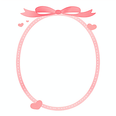 JPG 모양 디자인 포스터 리본 분홍색 컬러 백그라운드 일러스트 문구용품 수채화 프레임 이벤트 그래픽 장식 하트 테두리 그림 심플 뷰티풀 비어있는 국내일러스트 오브젝트 파일형식