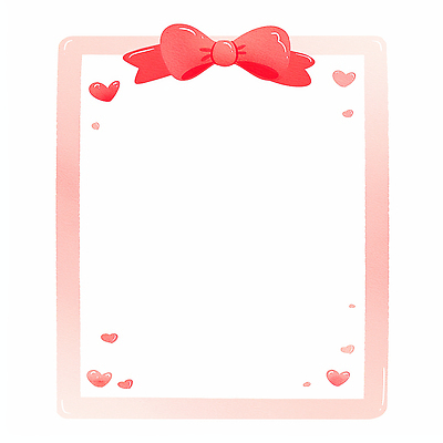 JPG 모양 디자인 기념일 리본 컬러 일러스트 수채화 프레임 사랑 그래픽 장식 하트 생일 코너 크기 편지지 국내일러스트 감정 이벤트 편지 파일형식