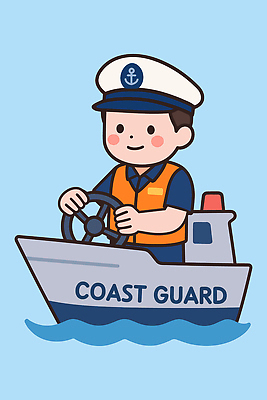 남자 바다 일러스트 항해 경비 해변 평화 수영 운전 긴급 작업 수상_상을받음 구출 안전장비 해양경찰 국내일러스트 AI파일 컨셉 배_교통 모션 안전 사람 장비 수상스포츠 도움 경찰 보호 파일형식 벡터