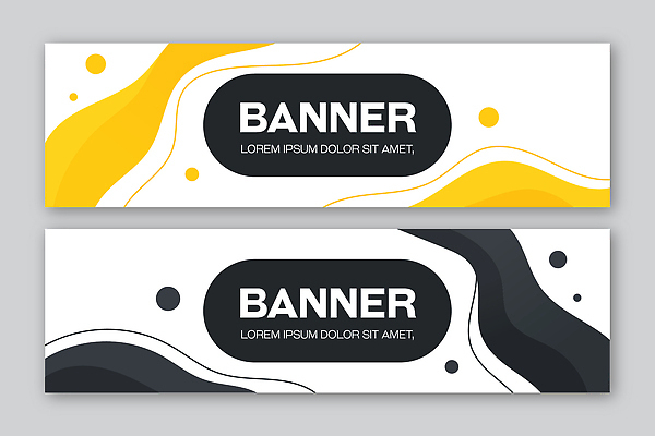 모양 템플릿 디자인 배너 배너템플릿 컬러 패턴 텍스트 그래픽 노란색 검은색 흰색 직사각형 조합 AI파일 도형 무늬 파일형식 벡터