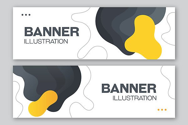 모양 도형 템플릿 디자인 배너 배너템플릿 백그라운드 패턴 그래픽 컴퓨터 노란색 디지털 검은색 그림 창의성 스타일 AI파일 컬러 무늬 전자제품 파일형식 벡터