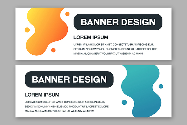 모양 템플릿 디자인 배너 배너템플릿 컬러 텍스트 그래픽 파란색 주황색 웹 알림 레이아웃 청록색 마케팅 예시 AI파일 인터넷 파일형식 벡터