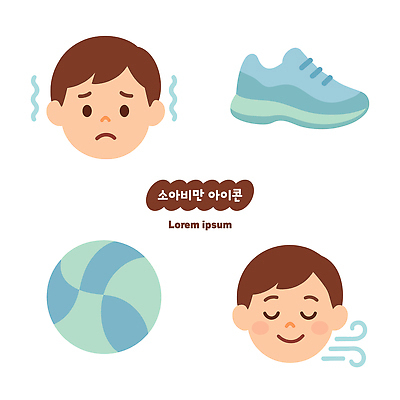 감정 어린이 스포츠 운동화 일러스트 공 모션 놀이 건강 달리기 운동 걷기 표현 즐거움 소아비만 국내일러스트 AI파일 신발 사람 질병 파일형식 벡터