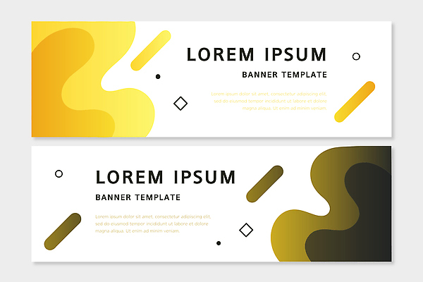 모양 템플릿 디자인 배너 배너템플릿 컬러 텍스트 그래픽 노란색 검은색 공간 금색 현수막 모던 그라데이션 시각디자인 웹디자인 AI파일 파일형식 벡터