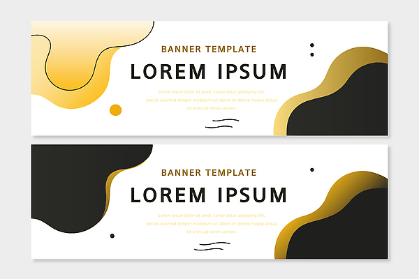 모양 템플릿 디자인 배너 배너템플릿 컬러 그래픽 디지털 금색 현수막 직사각형 예시 AI파일 도형 파일형식 벡터