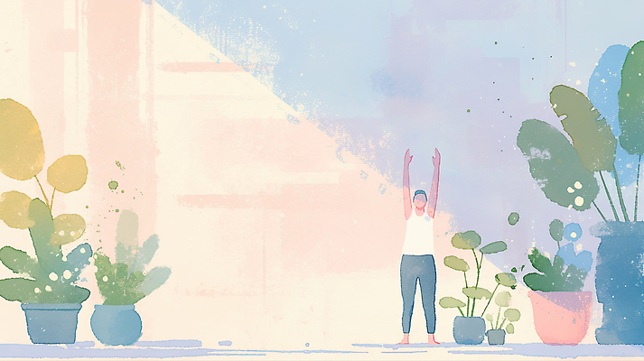 JPG 식물 감정 백그라운드 일러스트 모션 자연 주택 실내 건강 사람 운동 햇빛 정원 농사 공간 발굴 원예 팔 색감 국내일러스트 AI일러스트 AI콘텐츠 농업 취미 내부 건물 신체부위 태양 생태계 파일형식