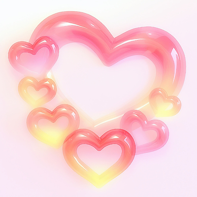 JPG 모양 편집이미지 디자인 감정 예술 컬러 백그라운드 사랑 장식 귀여움 하트 연결 광택 색감 이미지편집 AI컴퓨터그래픽 AI콘텐츠 컨셉 파일형식