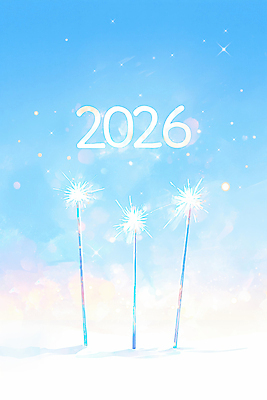 JPG 기념일 겨울 일러스트 하늘 새해 불꽃놀이 이벤트 빛 파티 축제 꿈 모임 만남 축하 즐거움 말띠 소원 순간 2026년 국내일러스트 병오년 AI일러스트 AI콘텐츠 계절 감정 컨셉 놀이 십이지신 말_동물 연도 파일형식