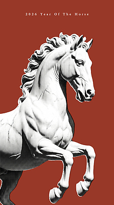 모양 PSD 동물 문자 디자인 예술 선 일러스트 새해 기념 세부 빨간색 달리기 태양 조형물 조각상 중국 힘 흰색 표현 말_동물 분위기 말띠 2026년 하프톤 국내일러스트 병오년 붉은말 자연요소 아시아 컬러 컨셉 포유류 모션 필리핀 미술 십이지신 연도 파일형식