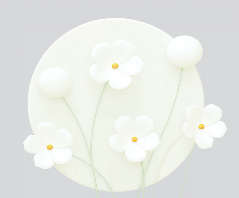 JPG 모양 식물 디자인 꽃잎 꽃 화초 예술 백그라운드 일러스트 자연 그래픽 장식 흰색 원형 부드러움 스타일 국내일러스트 클라우드댄서 도형 컬러 감각 생태계 파일형식 트렌드컬러 2026트렌드