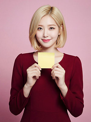 JPG 편집이미지 손 여자 감정 캠페인 커뮤니케이션 웃음 장식 금발 표현 메모지 알림 포스트잇 긍정 재생 의료성형뷰티 분홍색배경 편집실사 AI인물포토 AI콘텐츠 헤어스타일 분홍색 백그라운드 컨셉 표정 사람 신체부위 사무용품 CG 파일형식 AI포토