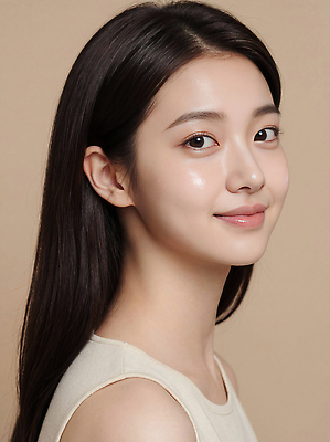 JPG 편집이미지 긴머리 헤어스타일 여자 얼굴 포즈 백그라운드 표정 미소 웃음 사람 앞모습 뷰티 촬영 피부 뷰티풀 의료성형뷰티 편집실사 AI인물포토 AI콘텐츠 뷰포인트 신체부위 CG 파일형식 AI포토