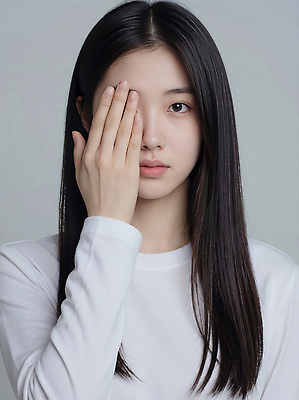 헤어스타일 모션 병원 사람 신체부위 CG 파일형식 여자 손 가림 백그라운드 촬영 조명 검은머리 긴머리 포즈 얼굴 뷰티 감정 편집실사 편집이미지 JPG 의료성형뷰티 안과