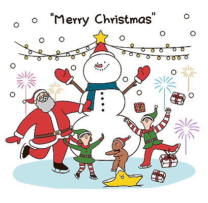 나무 동물 옷 별 크리스마스 겨울 일러스트 가족 눈사람 디저트 불꽃놀이 선물 여러명 장식 친구 산타클로스 축제 기쁨 춤 국내일러스트 AI파일 자연요소 식물 계절 기념일 감정 음식 다수 관계 놀이 문화예술 사람 파일형식 벡터