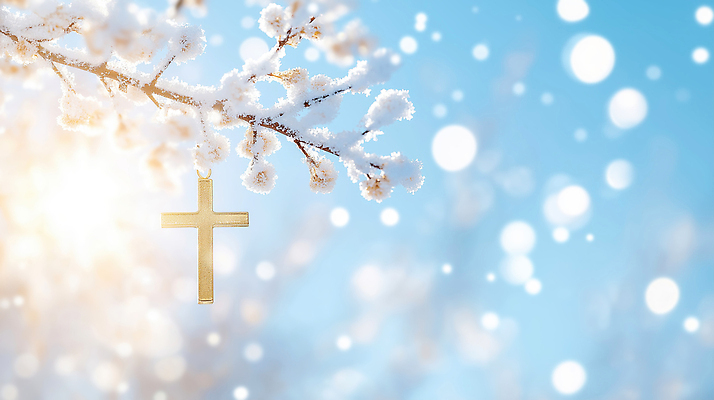 JPG 나무 편집이미지 종교 십자가 크리스마스 겨울 자연 하늘 아침 햇빛 흰색 나뭇가지 장면 조화 겨울풍경 이미지편집 주간 식물 계절 기념일 컬러 풍경 태양 생태계 파일형식