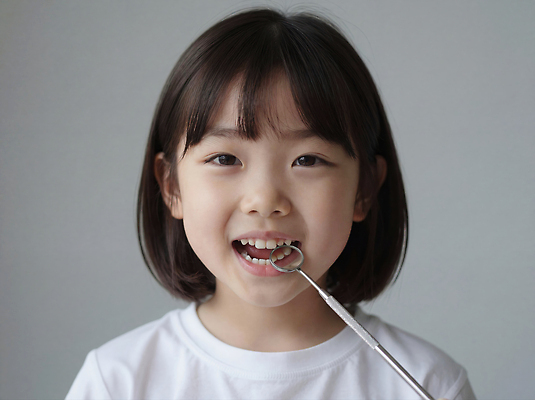 JPG 편집이미지 어린이 건강 치과 관리 미소 웃음 치료 의사 도구 치아 즐거움 검사_조사 예방 방문 수행 치아건강 의료성형뷰티 편집실사 AI인물포토 AI콘텐츠 감정 의학 표정 병원 사람 의료진 소화기관 CG 파일형식 AI포토