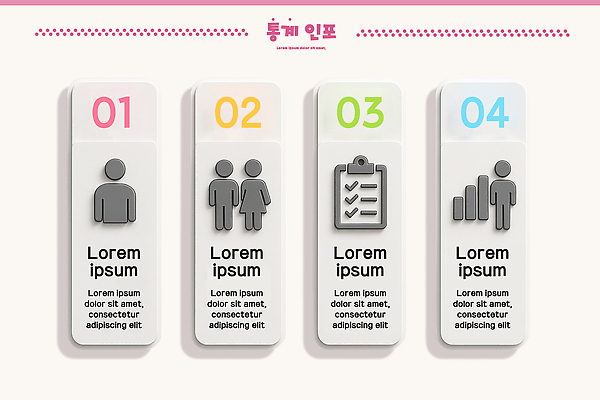 PSD 편집이미지 디자인 통계 표시 형상 사람 그래픽 숫자 인포그래픽 정보 표현 그룹 정리 패널 체크리스트 이미지편집 문자 파일형식