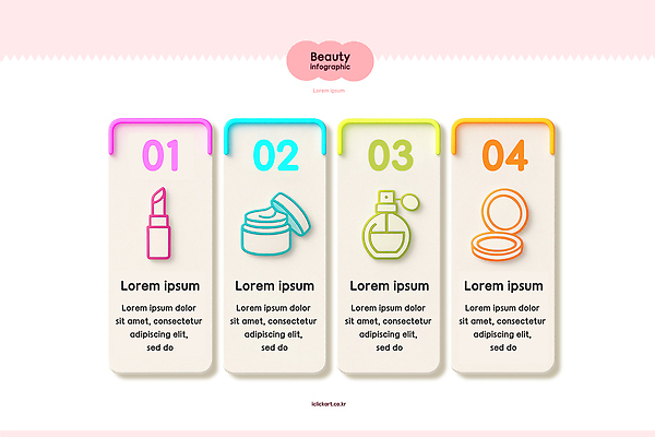 PSD 편집이미지 디자인 컬러 그래프 설명 뷰티 자료 인포그래픽 립스틱 정보 상품 크림 향수 파우더 단계 이미지편집 모션 화장품 파일형식