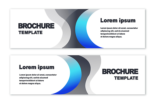 템플릿 디자인 배너 배너템플릿 컬러 백그라운드 팜플렛 그래픽 파란색 정보 알림 구성 내용 마케팅 인쇄물 배너세트 AI파일 세트 파일형식 벡터