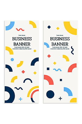 모양 도형 템플릿 디자인 배너 배너템플릿 세로배너 컬러 비즈니스 그래픽 알림 기하학 마케팅 인쇄물 창의성 배너세트 AI파일 무늬 세로 세트 파일형식 벡터