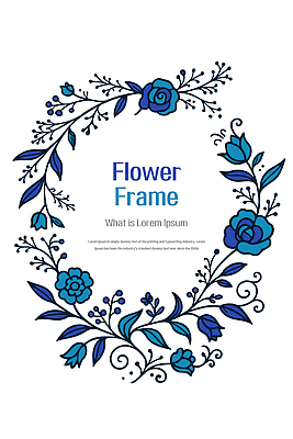 식물 디자인 꽃 종이 예술 컬러 백그라운드 잎 일러스트 텍스트 자연 프레임 그래픽 장식 공간 표현 그림 꽃프레임 뷰티풀 국내일러스트 AI파일 생태계 파일형식 벡터