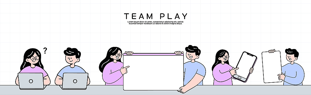 디자인 일러스트 회의 협력 아이디어 사람 노트북 컴퓨터 사무실 디지털 기계 장비 업무 작업 계획 스케치 소통 개발 국내일러스트 AI파일 컨셉 비즈니스 미술 전자제품 파일형식 벡터