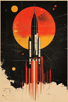 JPG 과학 백그라운드 일러스트 하늘 미래 비행기 기술 실험 사람 태양 우주 행성 로켓 빈티지 연기 발사 우주선 항공 출발 탐사 우주여행 발사대 국내일러스트 AI일러스트 AI콘텐츠 자연요소 여행 컨셉 항공교통 대중교통 파일형식