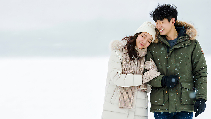 JPG 편집이미지 커플 행복 겨울 포옹 자연 날씨 함께함 따뜻함 사랑 사람 풍경 청춘 외투 순간 의료성형뷰티 편집실사 AI인물포토 AI콘텐츠 계절 감정 컨셉 상의 관계 안기 CG 생태계 파일형식 AI포토