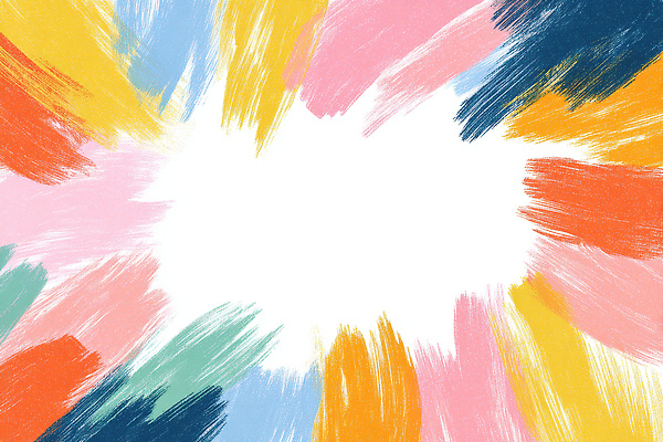 JPG 손글씨 디자인 예술 컬러 백그라운드 일러스트 붓터치 그래픽 장식 컬러풀 붓 색칠 화려 중앙 혼합 그림 캔버스 조화 마감 국내일러스트 AI일러스트 AI콘텐츠 컨셉 파일형식