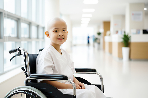 JPG 편집이미지 어린이 건강 병원 미소 웃음 일상 치료 환자 의사 복도 휠체어 장애 재활 의료성형뷰티 편집실사 AI인물포토 AI콘텐츠 의학 표정 사람 라이프 의료진 CG 파일형식 AI포토