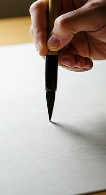 JPG 편집이미지 문자 손 종이 예술 포즈 재료 서예 대련 표현 기록 붓 작업 공예 먹 집중 창작 의료성형뷰티 편집실사 AI인물포토 AI콘텐츠 한국전통 컨셉 취미 신체부위 CG 파일형식 AI포토