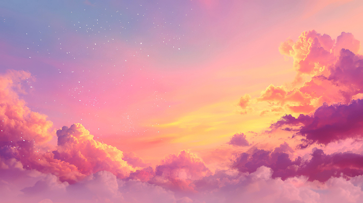 JPG 구름 편집이미지 컬러 자연 하늘 풍경 여름 빛 일출 노을 일몰 변화 색채 오후 풍경화 수평선 이미지편집 AI컴퓨터그래픽 AI콘텐츠 자연요소 계절 컨셉 그림 생태계 파일형식