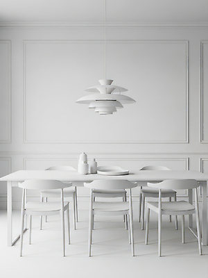 JPG 편집이미지 디자인 가구 의자 식탁 조명 인테리어 공간 방 흰색 모던 준비 천장 편집실사 AI포토 AI콘텐츠 컬러 생활용품 탁자 CG 파일형식