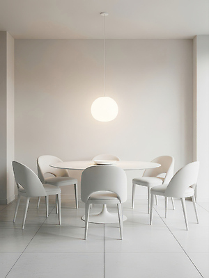 JPG 편집이미지 디자인 의자 탁자 회의 조명 대화 인테리어 주방 공간 모임 흰색 모던 정리 편집실사 AI포토 AI콘텐츠 컬러 가구 비즈니스 말하기 CG 파일형식