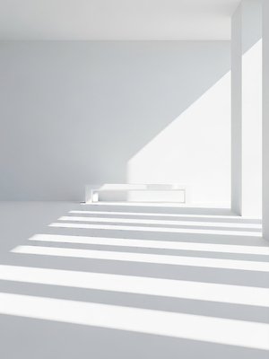 JPG 편집이미지 디자인 벽 창문 조명 바닥 주택 그림자 내부 건물 인테리어 햇빛 공간 방 흰색 단순화된 오후 편집실사 AI포토 AI콘텐츠 건축물 컬러 태양 CG 파일형식