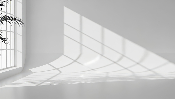 JPG 식물 편집이미지 디자인 건축 창문 바닥 실내 그림자 인테리어 햇빛 깨끗함 공간 방 흰색 편집실사 AI포토 AI콘텐츠 컬러 컨셉 내부 태양 CG 파일형식