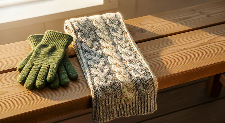 JPG 나무 편집이미지 손 디자인 옷 패션 장갑 겨울 탁자 실내 따뜻함 스카프 창가 준비 섬유 기온 편집실사 AI포토 AI콘텐츠 식물 잡화 계절 가구 창문 날씨 내부 신체부위 목도리 직물 CG 파일형식