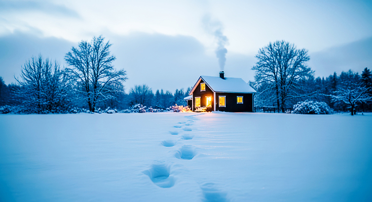 JPG 나무 편집이미지 길 겨울 자연 하늘 산 주택 초원 빛 평화 산책로 농촌 연기 땅 편집실사 AI포토 AI콘텐츠 식물 계절 컨셉 건물 시골 CG 생태계 파일형식
