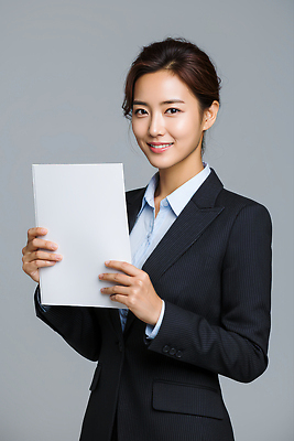 JPG 편집이미지 손 여자 포즈 비즈니스 직장 미소 정장 사무실 카메라 회색 비즈니스우먼 발표 전문직 문서 소통 의료성형뷰티 편집실사 AI인물포토 AI콘텐츠 직업 옷 컬러 컨셉 회사 표정 사람 신체부위 전자제품 직장인 CG 파일형식 AI포토