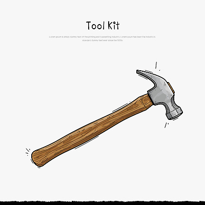 식물 모션 취미 도구 공구 공예 파일형식 벡터 망치 나무 손잡이 작업 수리 건축 기술 DIY 수공예 오브젝트 기계 장비 그리기 디자인 지역 AI파일 일러스트 국내일러스트