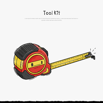 직업 건축 일러스트 가정 주택 기술 줄자 안전 세트 장비 설계도 도구 공구 작업 작업장 수리 측정 준비 자재 길이 편리함 꾸미기 국내일러스트 AI파일 산업 컨셉 건설업 자 건물 파일형식 벡터